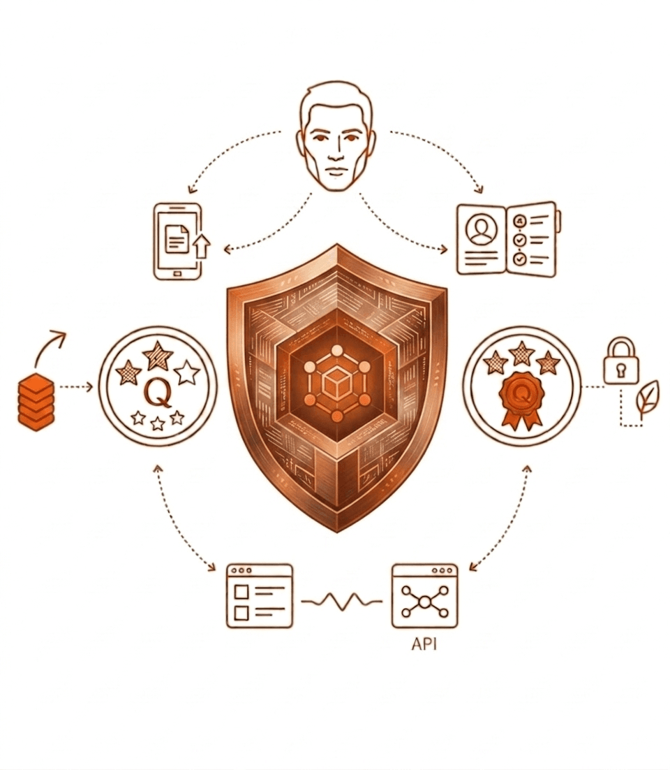 Trust badge verification network